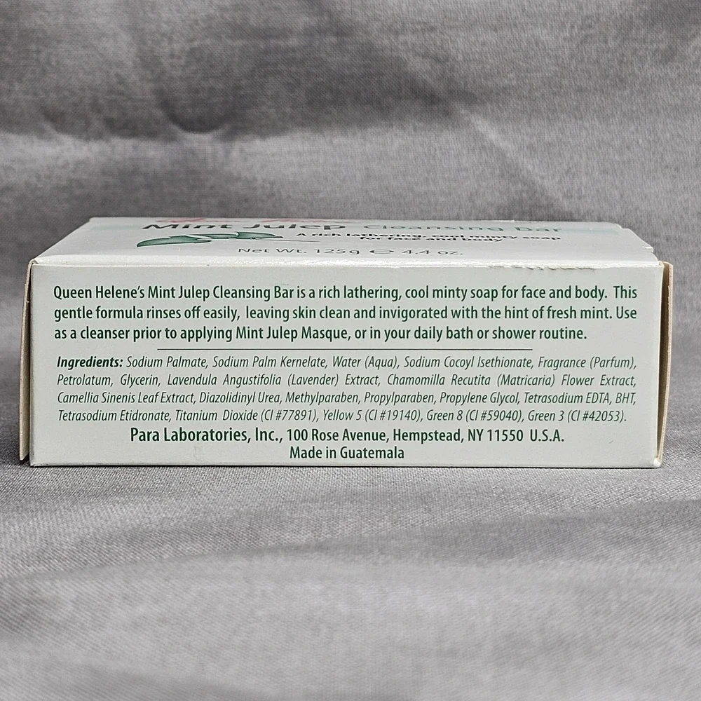 QUEEN HELENE Mint Julep Face‎ & Body Bar Soap 4.4 oz NEW & SEALED